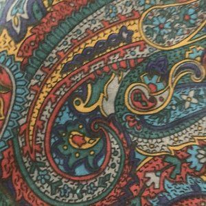 Paisley Duvet Cover, Reversible, Queen Size, Zipper Closure, Boho Styling